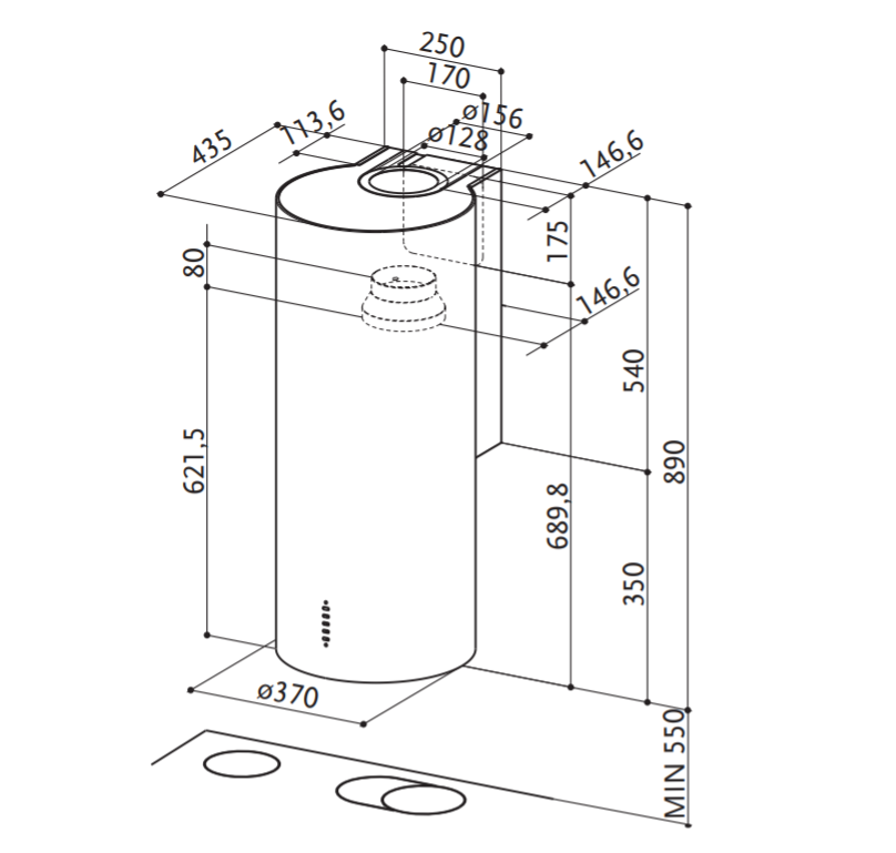 Faber CYLINDRA Liesituuletin – kuva 1
