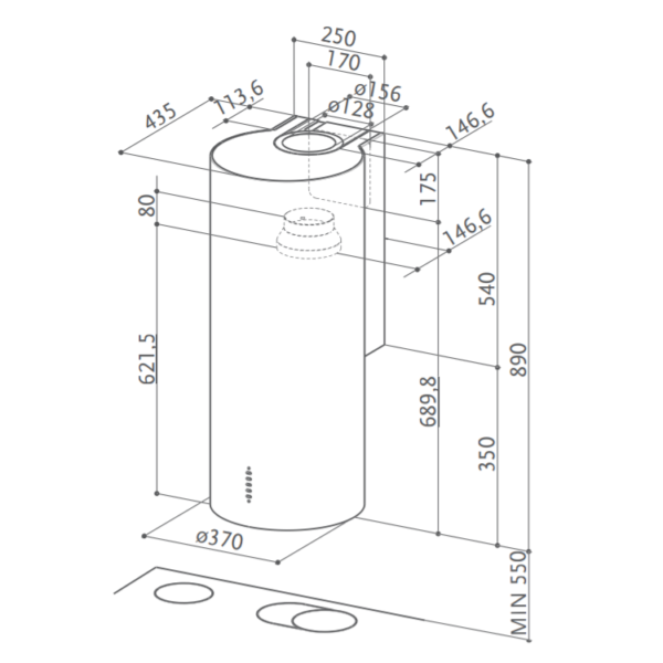 Faber CYLINDRAMATTPLUSBK Liesituuletin – kuva 1