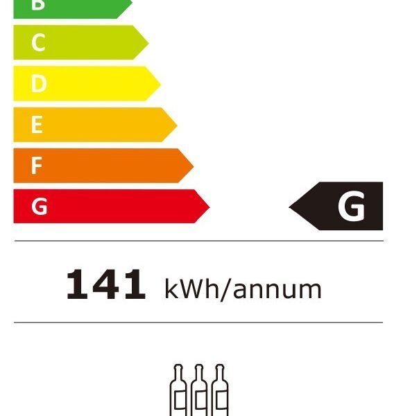 Dunavox DAUF38.100DOP.TO Viinikaappi – kuva 3