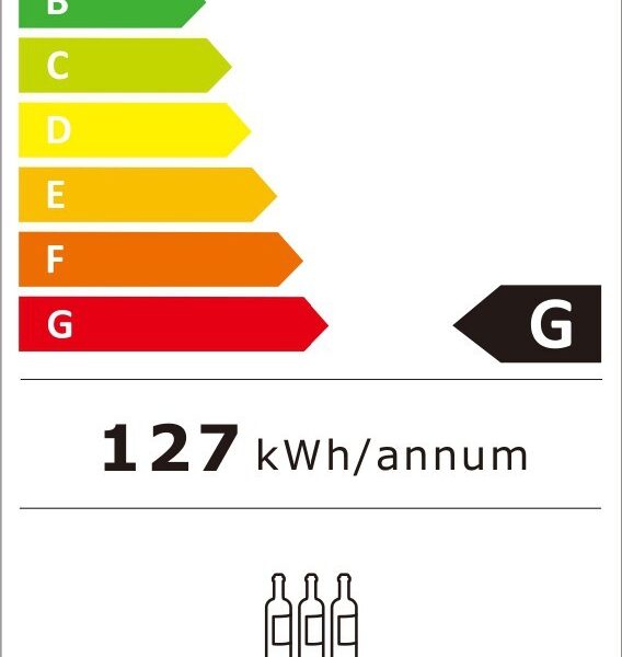 Dunavox DAVS18.46SS Viinikaappi – kuva 5