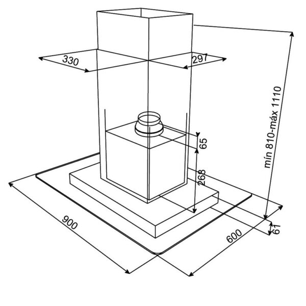 Teka DG3ISLA980 Saarekeliesituuletin – kuva 2