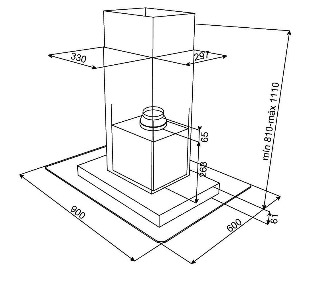 Teka DG3ISLA980 Saarekeliesituuletin – kuva 2