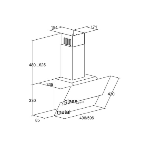 Eleyus DNL50WH Liesituuletin – kuva 3