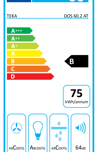 Teka DOS60.2VN Liesituuletin – kuva 5