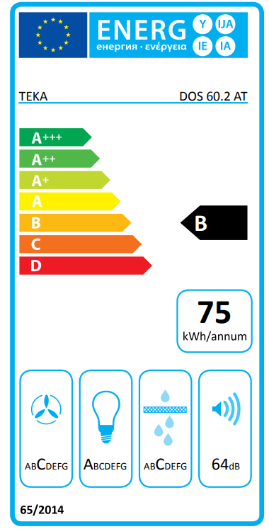 Teka DOS60.2VN Liesituuletin – kuva 5