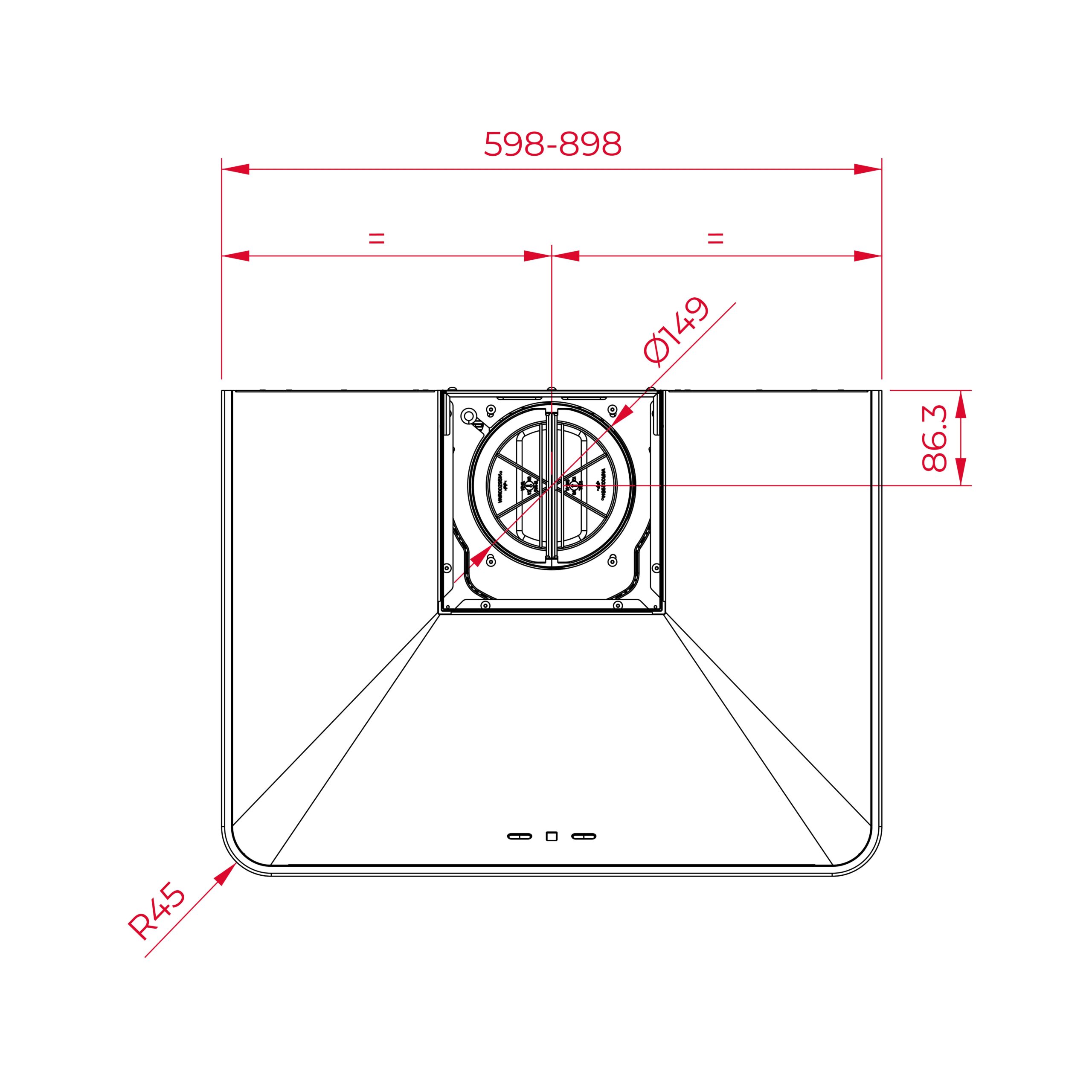Teka DOS902VN Liesituuletin – kuva 3