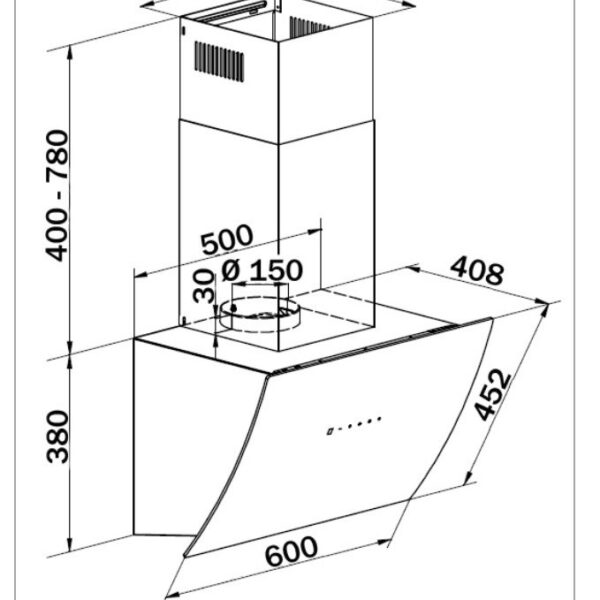 Bomann DU7605G Liesituuletin – kuva 4