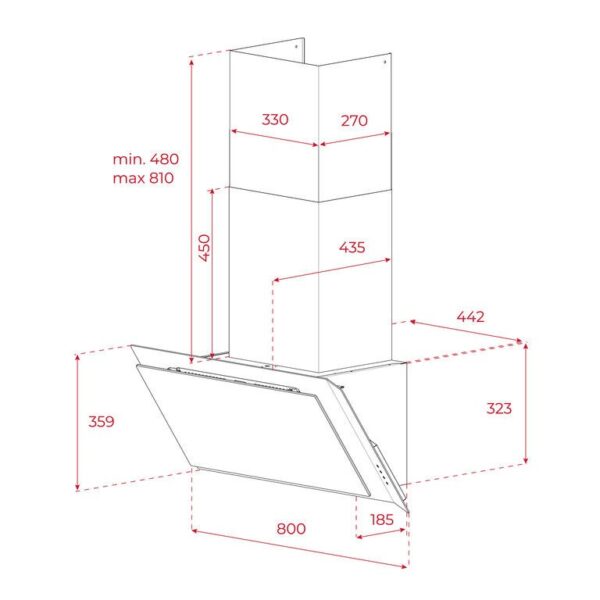 Teka DVI88G1EOSBM Liesituuletin – kuva 4
