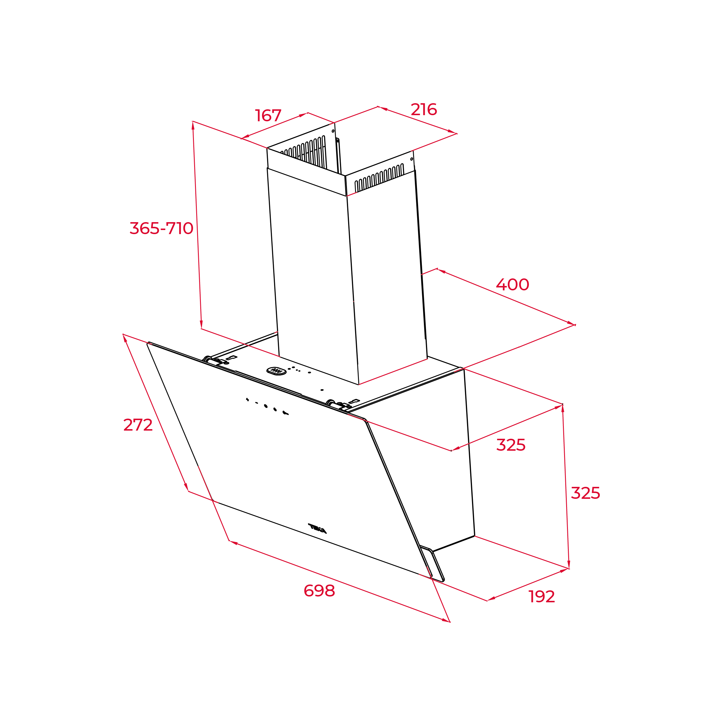 Teka DVN74030WH Liesituuletin – kuva 1