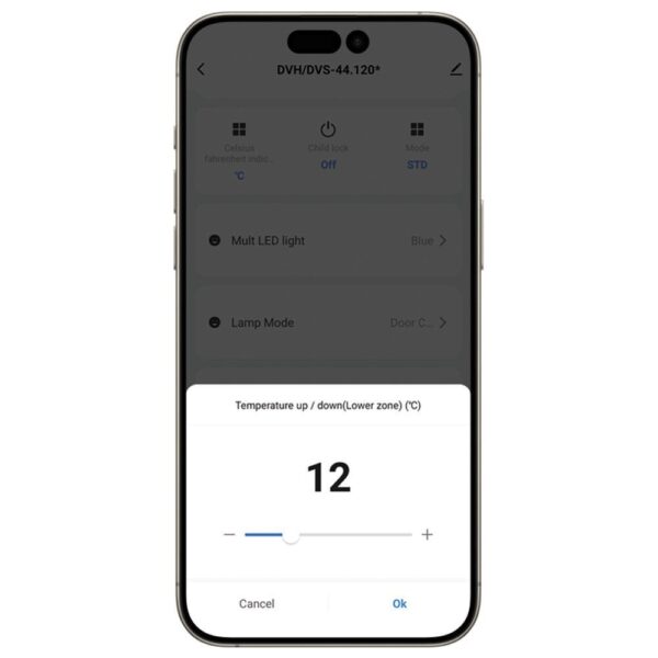 Dunavox DVS70.185DB Viinikaappi – kuva 4