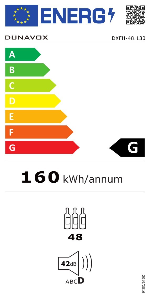 Dunavox DXFH48130 Viinikaappi – kuva 3
