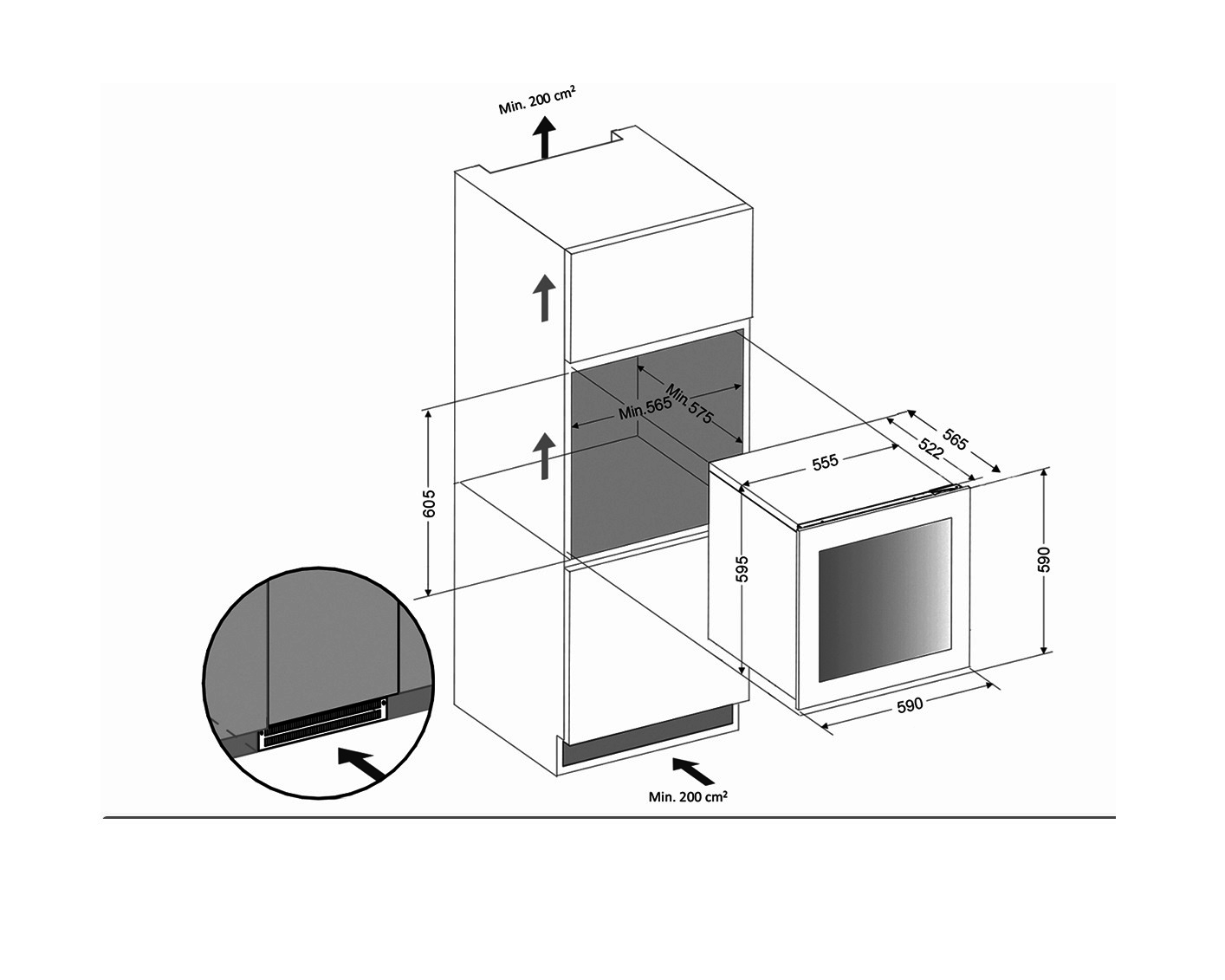 Dunavox DXJ26.69DB Viinikaappi – kuva 4
