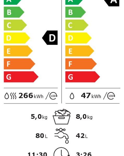 Bomann WAT7186T Kuivaava pyykinpesukone – kuva 1
