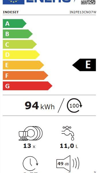 Indesit IN2IE13CNO8 Astianpesukone – kuva 5
