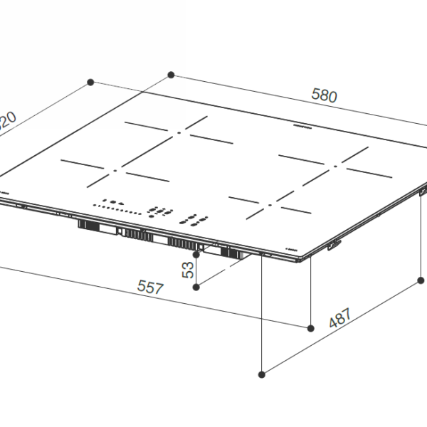 Faber FCH64BK Induktioliesitaso – kuva 3