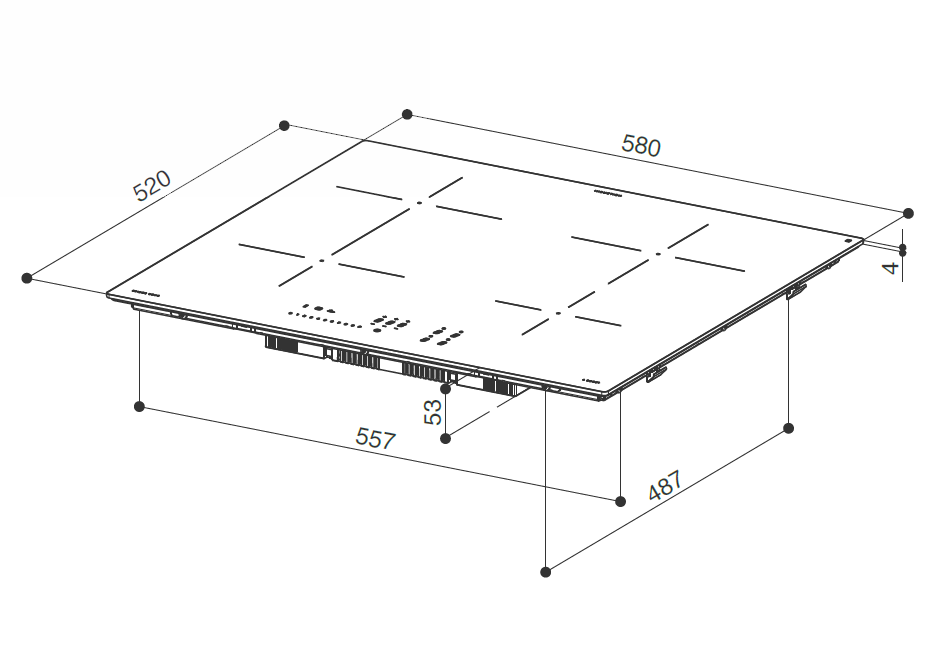 Faber FCH64BK Induktioliesitaso – kuva 3