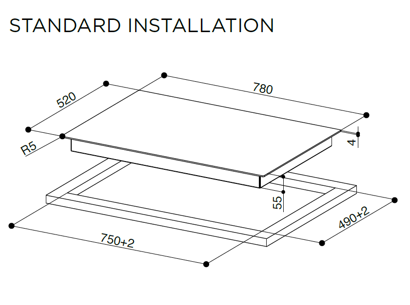 Faber FCH84BK Induktioliesitaso – kuva 2