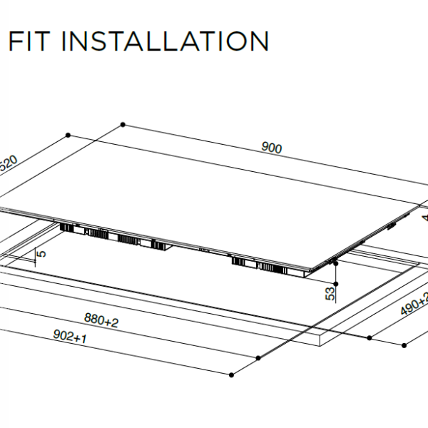 Faber FCH95K Induktioliesitaso – kuva 1