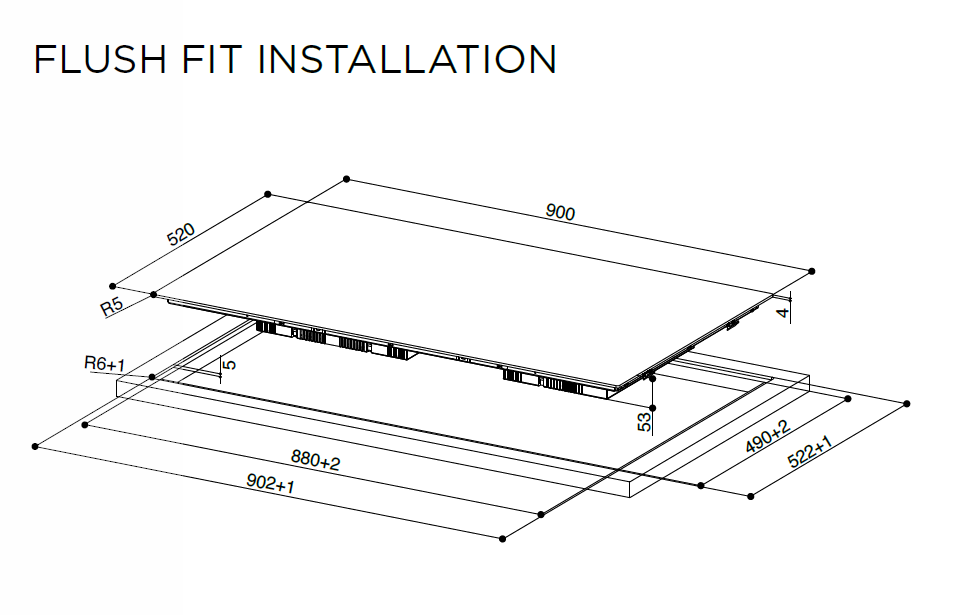 Faber FCH95K Induktioliesitaso – kuva 1