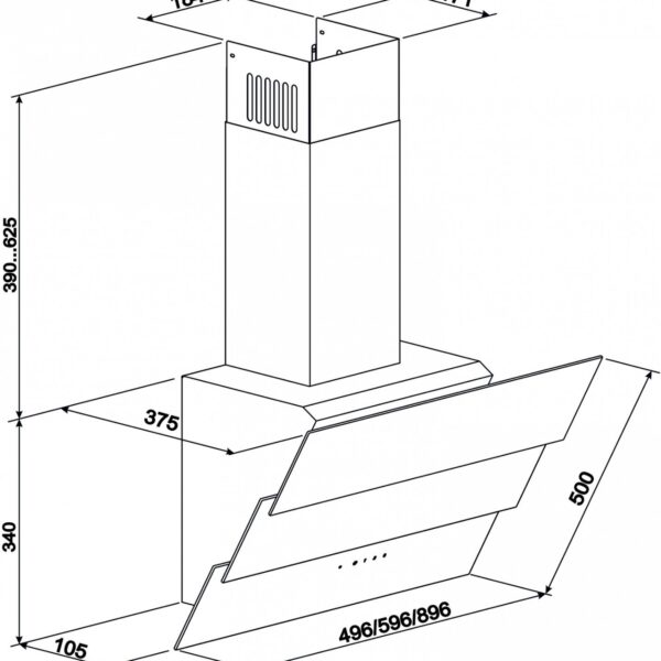 Eleyus FNA60BL Liesituuletin – kuva 4