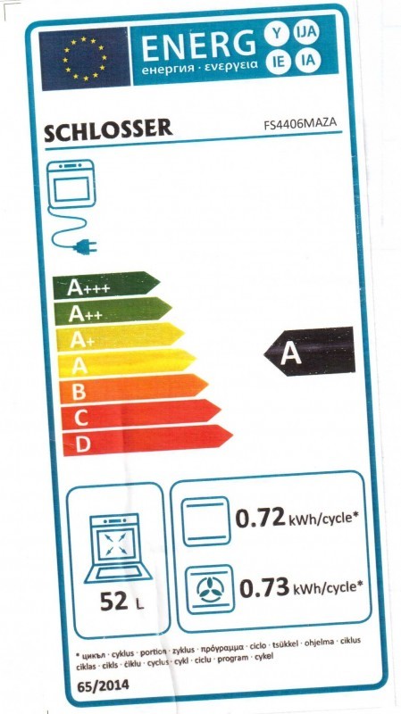 Schlosser FS4406MAZA Kaasuliesi sähköuunilla – kuva 1