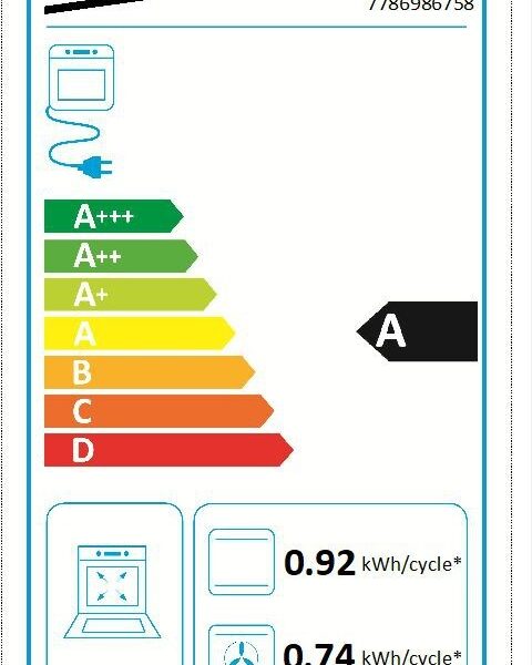 Beko FSE52321DWD Kaasuliesi sähköuunilla – kuva 1