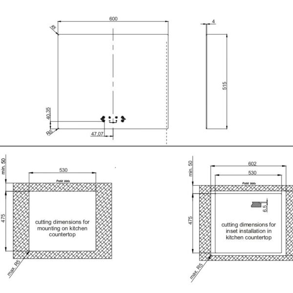 Greentek GIE60BSL Induktioliesitaso – kuva 1