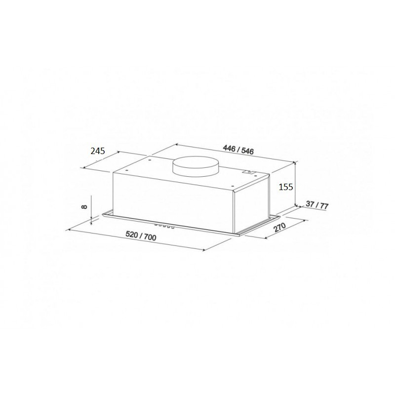 Eleyus GMA52WH Liesituuletin – kuva 3
