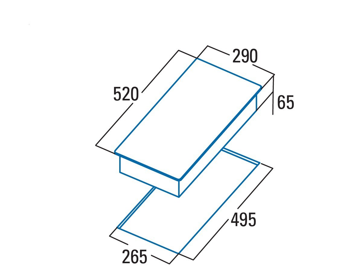 Greentek GTV30BK Keraaminen taso – kuva 1