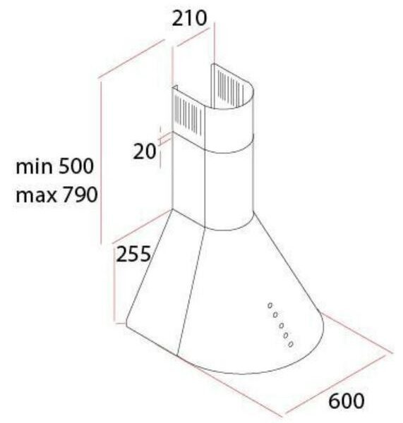 Schlosser H3560X750 Liesituuletin – kuva 1