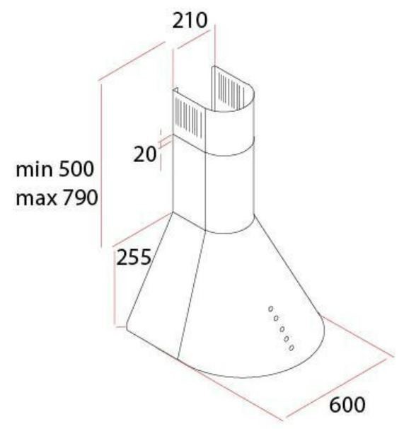 Schlosser H3560X750 Liesituuletin – kuva 1