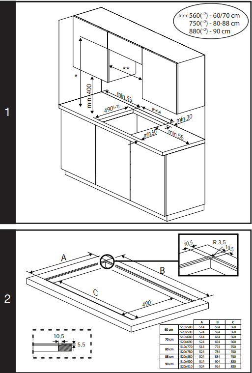 Beko HII64400SMT Induktioliesitaso – kuva 5