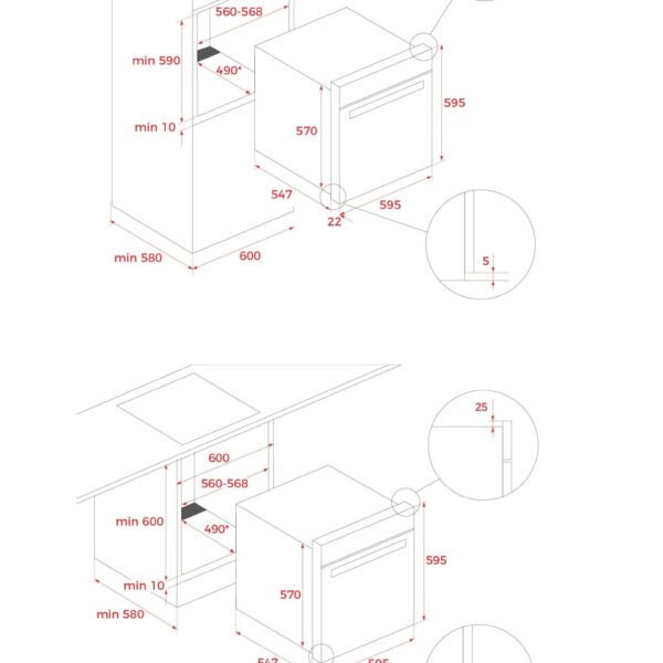Teka HLB8550SCBK Uuni – kuva 4