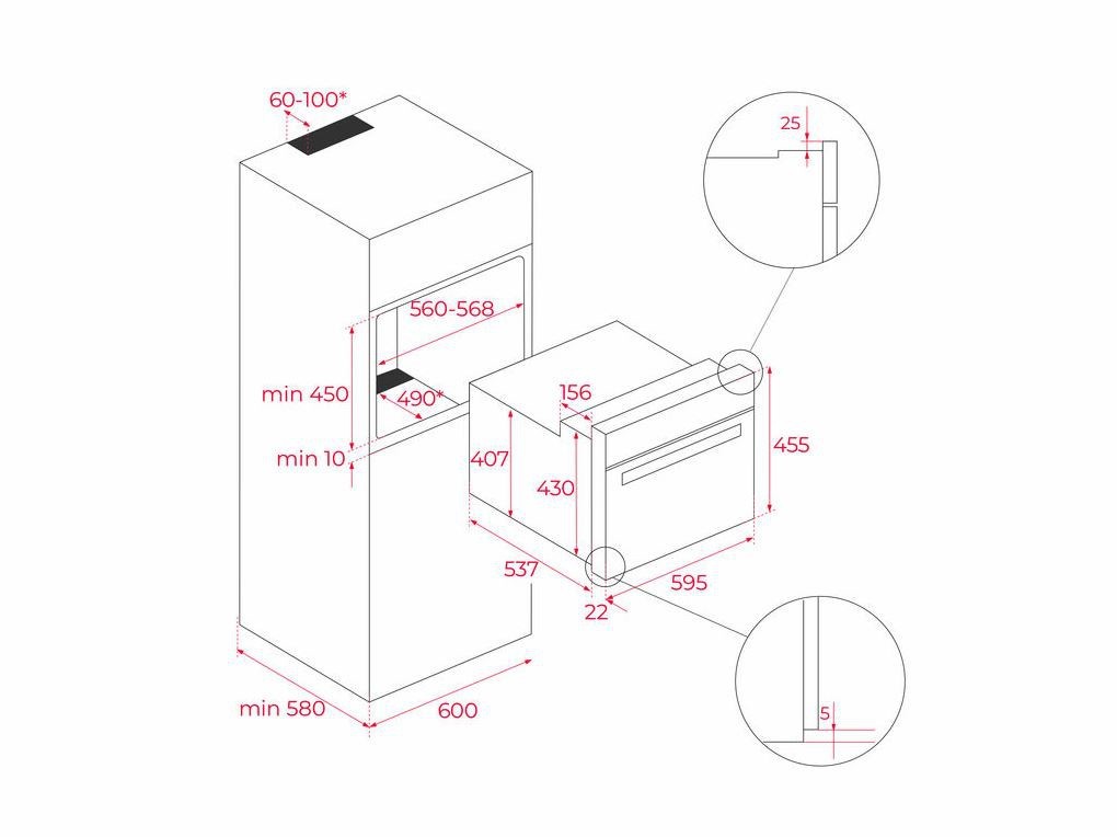 Teka HLC84G1CBM Mikroaaltouuni – kuva 2