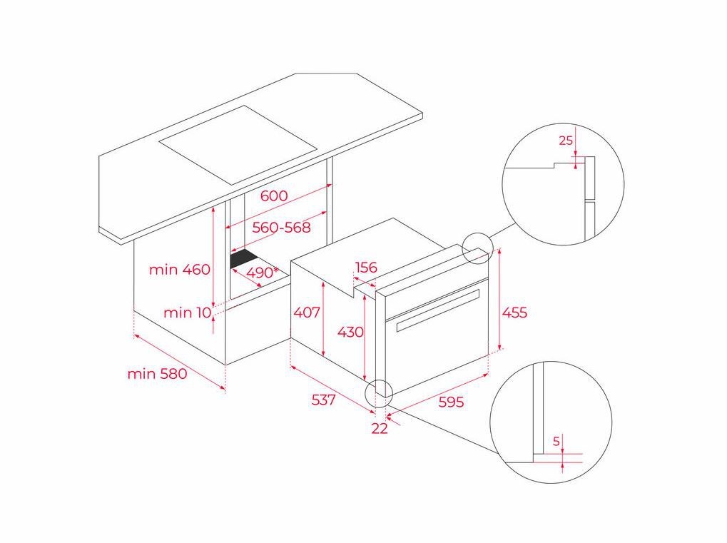 Teka HLC84G1CBM Mikroaaltouuni – kuva 1