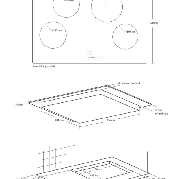 Scandomestic IKF180 Induktioliesitaso – kuva 1