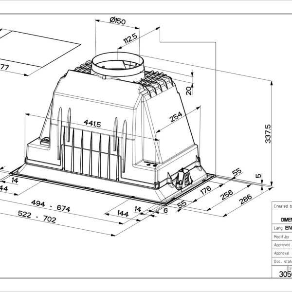 Faber INKAPLUSHCSBKA70 Liesituuletin – kuva 3