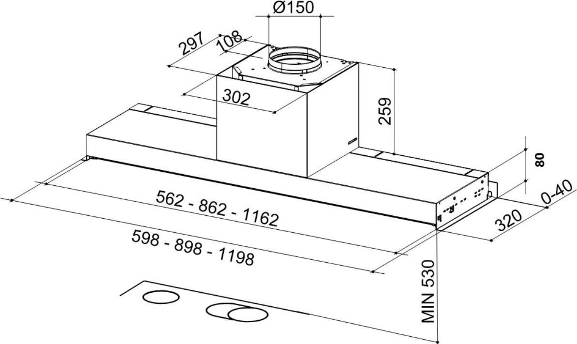 Faber INNOVATOUCHB60 Liesituuletin – kuva 2