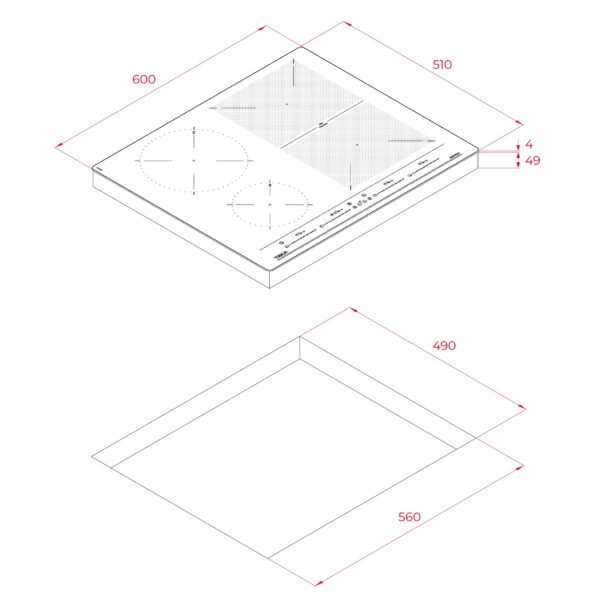 Teka IZF64440BKMSP Induktioliesitaso – kuva 5