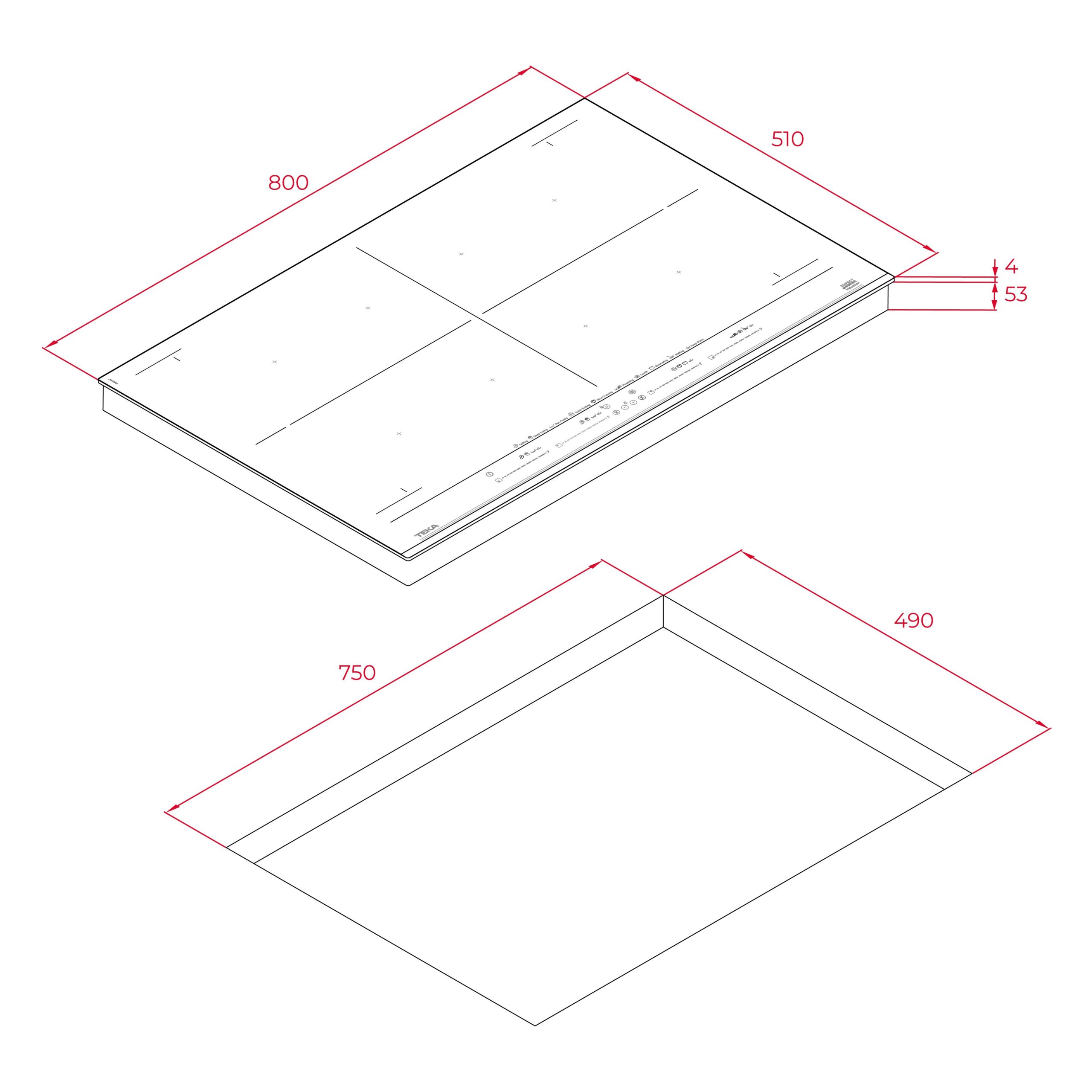 Teka IZF88700MST Induktioliesitaso – kuva 5
