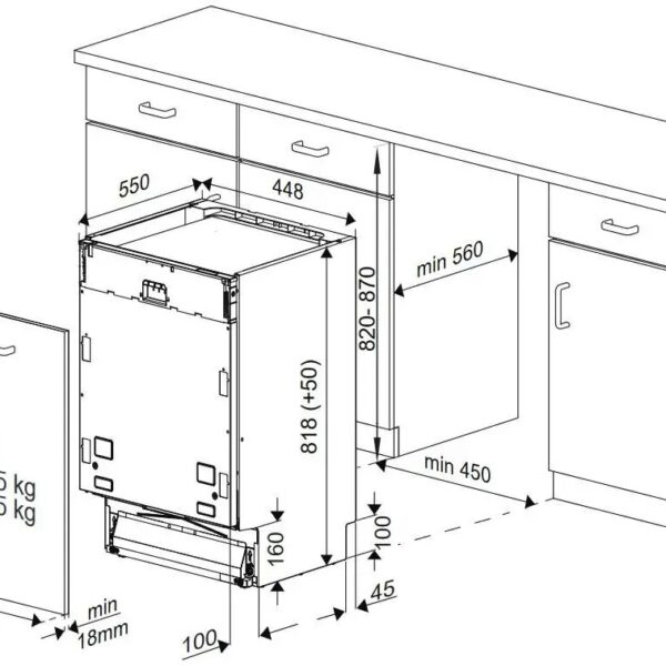 Beko BDIS36120Q Astianpesukone – kuva 1