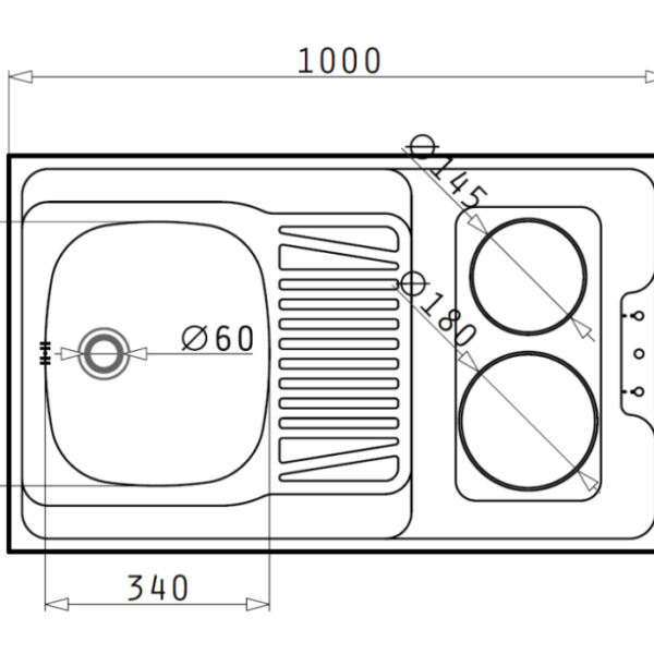 Pyramis PMKTJ5HP00737001 Minikeittiö – kuva 2