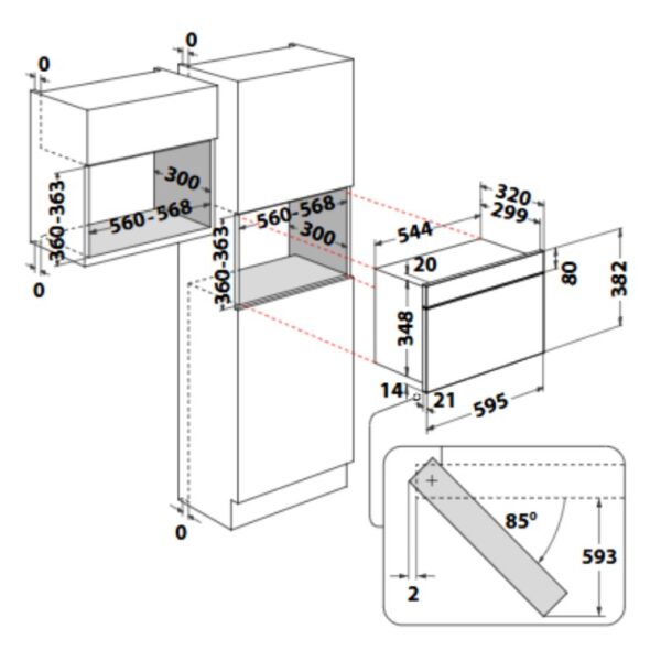 Whirlpool WMN574BX Mikroaaltouuni – kuva 5
