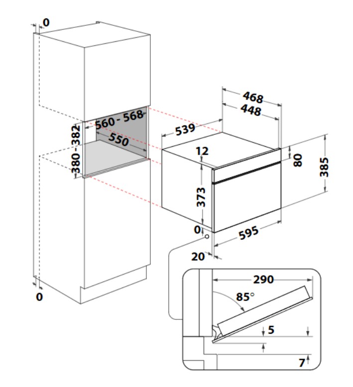 Whirlpool WMD54MBG Mikroaaltouuni – kuva 5