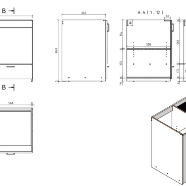 Pyramis PMKTJ5HP00737001 Minikeittiö – kuva 4