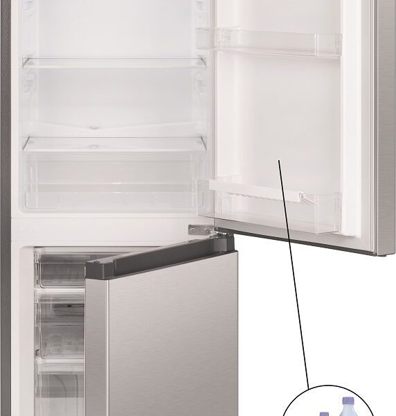 Bomann KG322.1IX Jääkaappipakastin – kuva 2