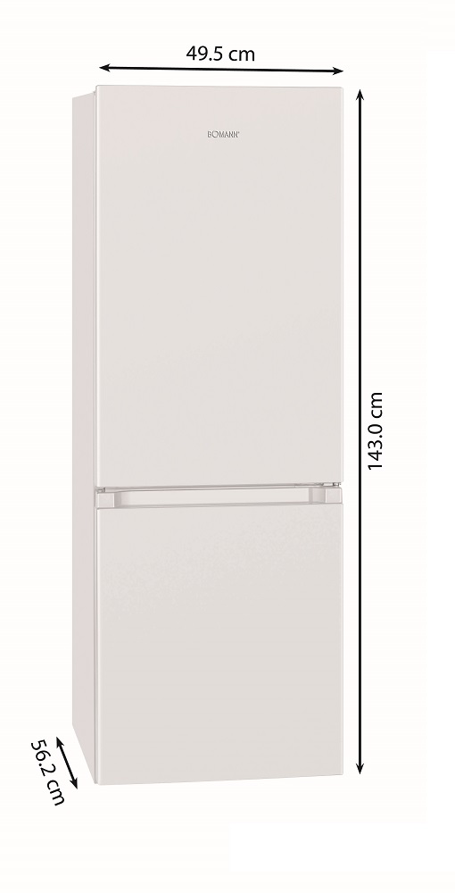 Bomann KG322.1W Jääkaappipakastin – kuva 3