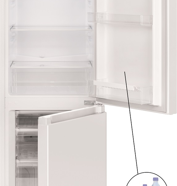 Bomann KG322.1W Jääkaappipakastin – kuva 2