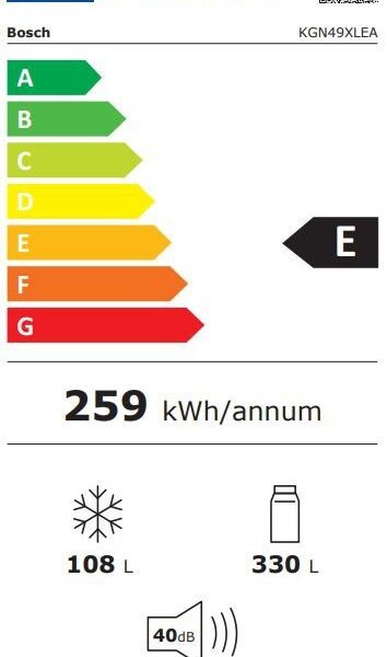 Bosch KGN49XLEA Jääkaappipakastin – kuva 5
