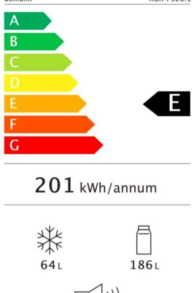 Bomann KGR7328W Jääkaappipakastin – kuva 1